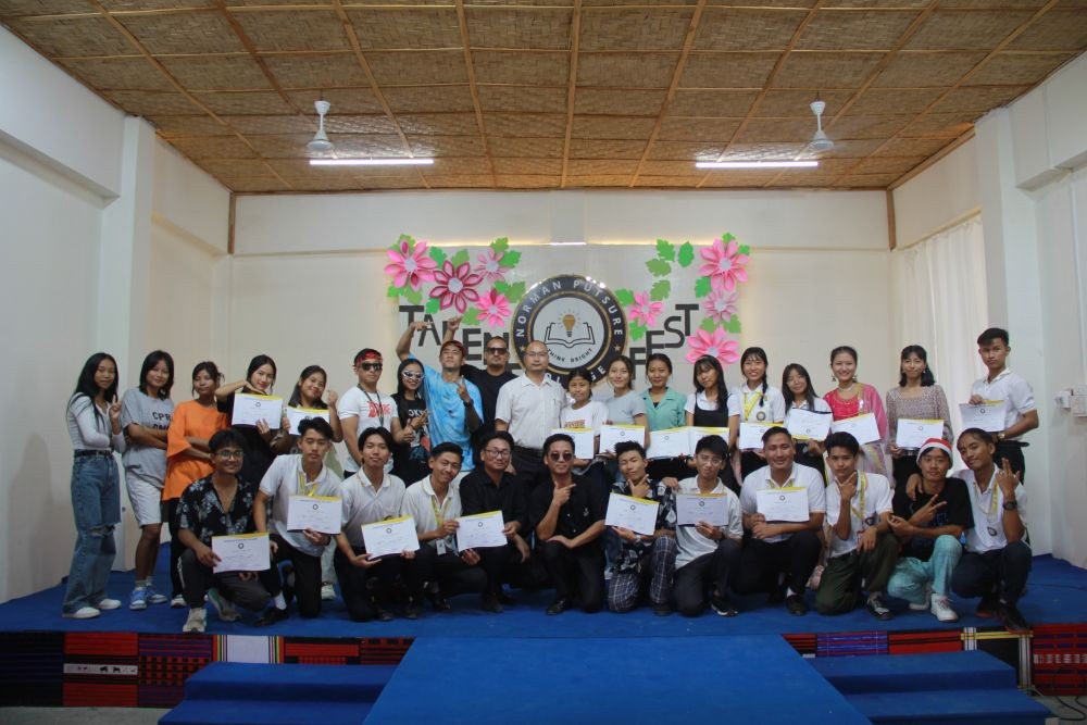 Norman Putsure College celebrated its first talent fest on September 2. The event was organised by the Art Club in collaboration with Shofar Music Academy and Pawf Nagaland. Students from different houses namely - Aqua, Terra, Ignis and Ventus showcased their talents in various competitions like painting, craft making, singing, dancing and advertisement. The event concluded with a mini carnival at the college campus.